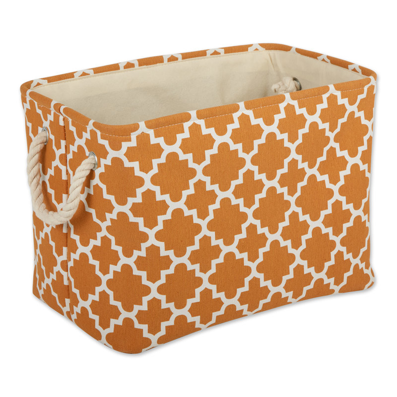 Panier en treillis, H 15 po x l 12 po x P 17,5 po, Épice citrouille