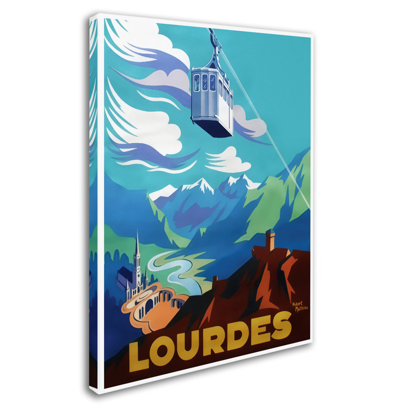 « travel 281 », publicité sur toile tendue, H 19 po x l 14 po