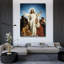 "Christ l'édredon" par Carl Bloch - Art mural sur toile tendue avec châssis-1676048351