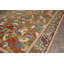 Wool Area Rug in Brown/Yellow/Blue