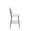 Ensemble de 2 tabourets de bar rembourrés en tissu moderne Teddy-916860935-916860932