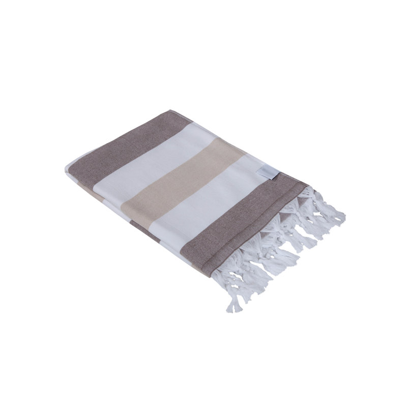 Serviette de bain Kapris Atalya Peshtemal, Bleu marine / bleu sarcelle