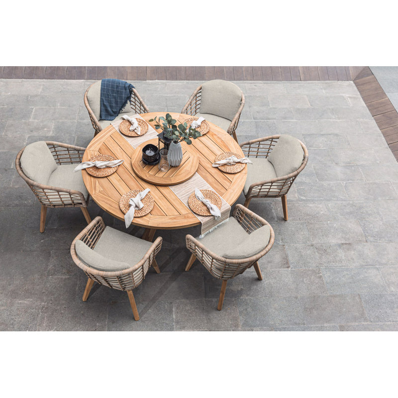 Sicily 63" Round Dining Table