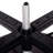 Reina Swivel Adjustable Height Counter Stool with Metal Frame