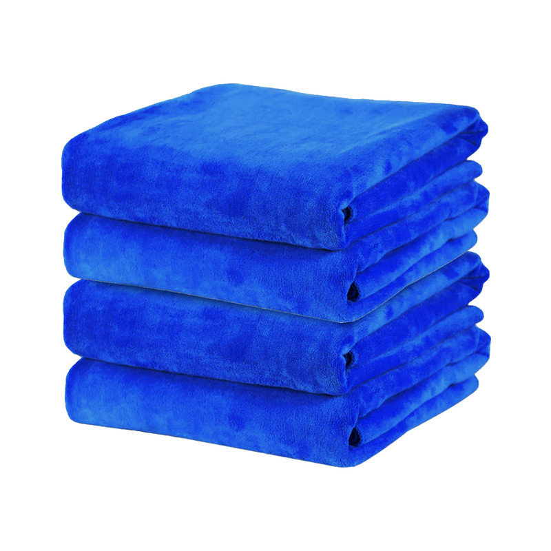 Microfiber Bath Towel Set for Bathroom,4 Pieces 30" x 60", Royal Blue