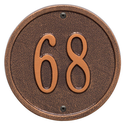 Whitehall Doormat 1-Line Wall Address Plaque