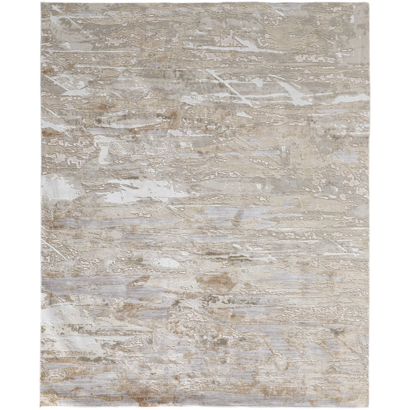 Riaria Abstract Indoor Rug, Rectangle 3' x 5'