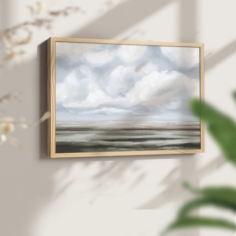 Dilué des plaines III - Reproduction encadrée - Restickable, Naturel, H 16 po x l 20 po
