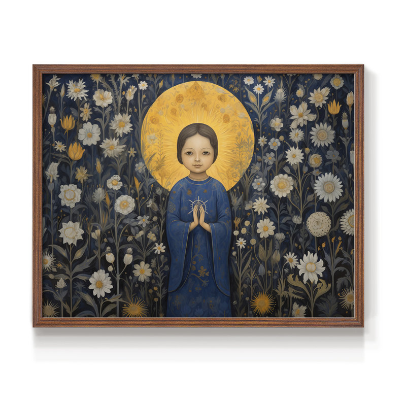 Chirstmas Art-CDI - Reproduction encadrée - Restickable, Noyer, H 22 po x l 28 po