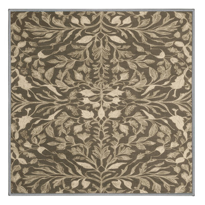 Tapis gris lavable à la machine