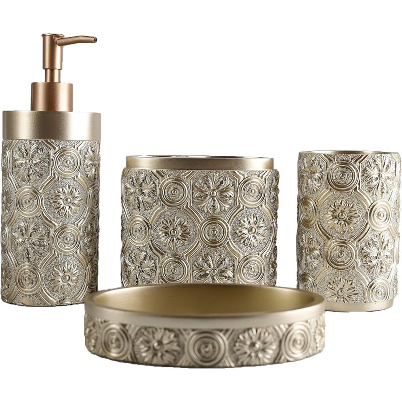 Bathroom accessory set