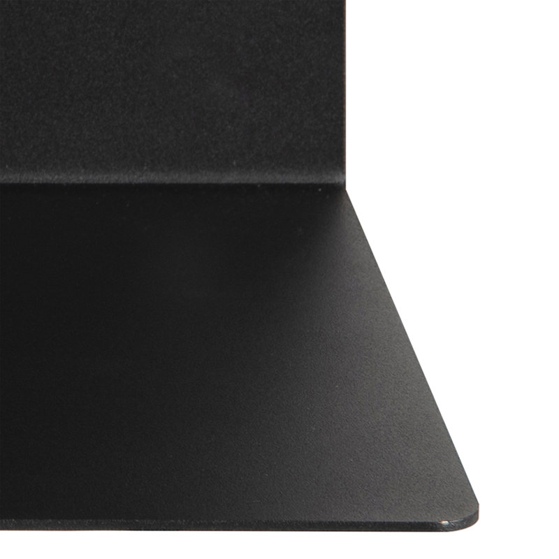 Syrai Steel Floating Shelf, Black