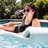 TRC Recreation Super Soft Ultra Sunsation 72" Pool Float Lounger, Marina Blue