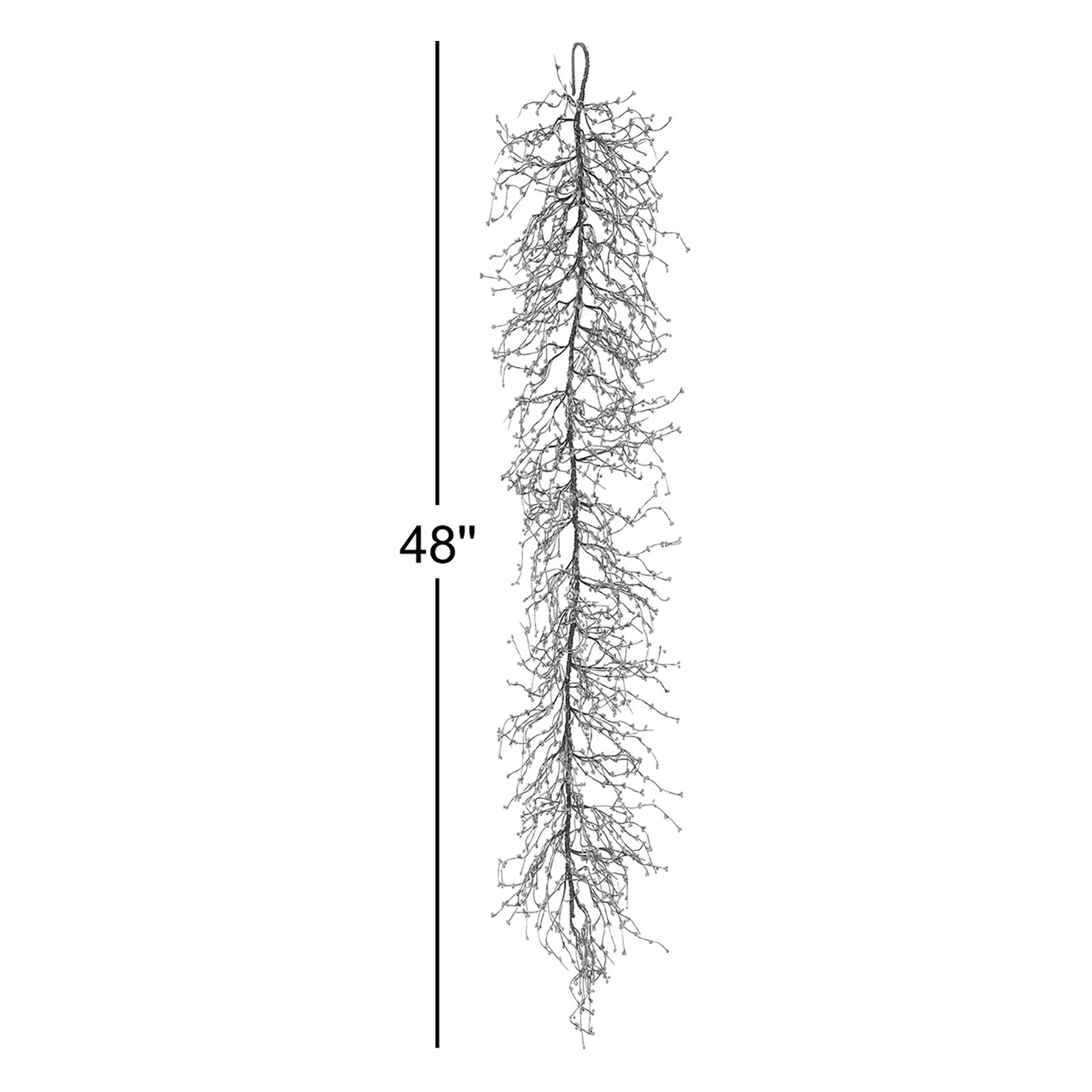 48" Berry Christmas Garland, Orange
