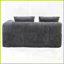 Canapé moderne en chenille minimaliste pour salon - tissu infroissable et amp; Mousse haute densité-1390886580