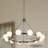 Chupp 12 - Light Chandelier Bubble Chandelier Lighting Black Wagon Wheel Chandelier Light Fixture
