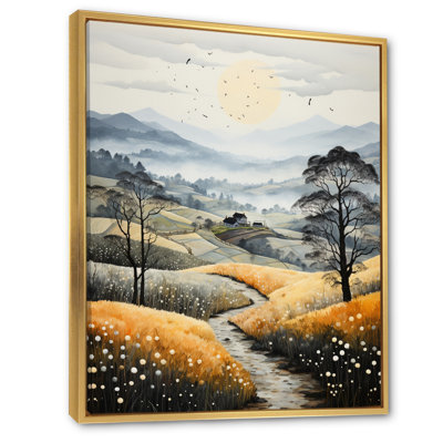 «Arletta Countryside Misty Morning Patchwork IV», reproduction