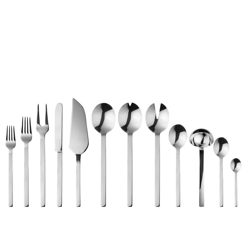 Ensemble de couverts Stile By Pininfarina - 67 pièces - Glace, Glace