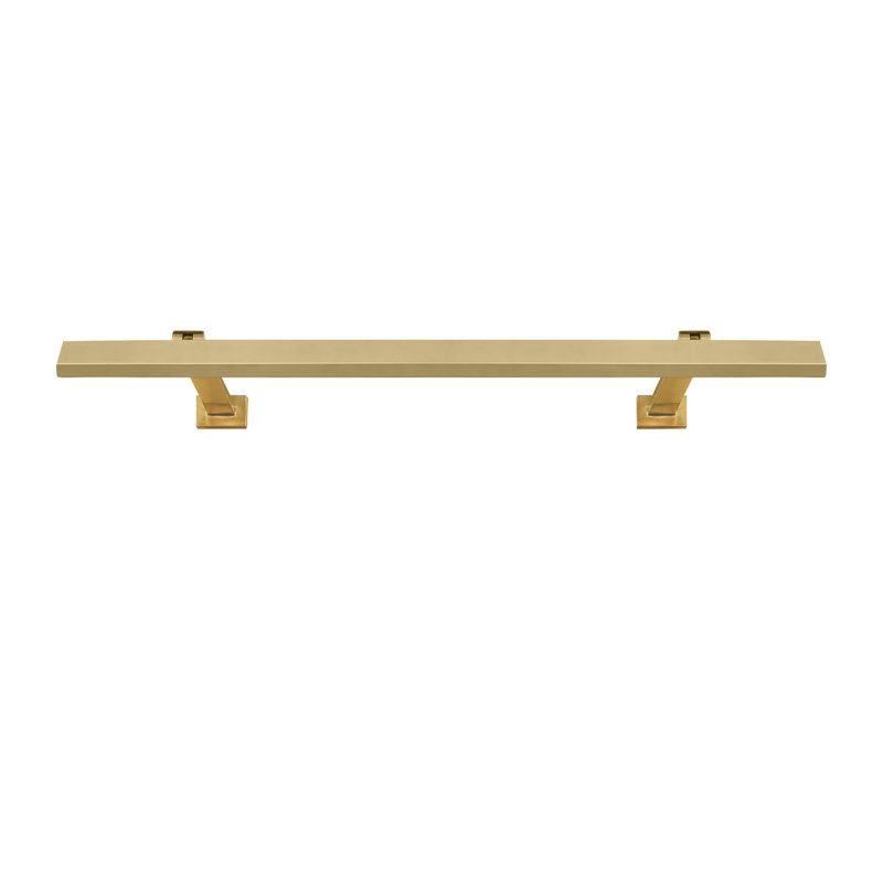 Botto LED Wall Mounted, 1.4" H x 18" W x 9.6" D, Hand-Rubbed Antique Brass