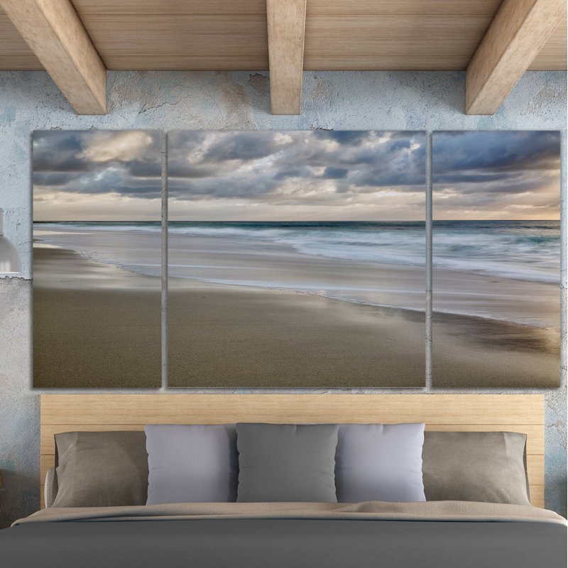 A Premium «La Jolla Sunset», photographie de plusieurs pièces sur toile, H 24 po x l 48 po x P 1,5 po