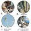 Pettway - Paysages d'art rond en métal-109711563