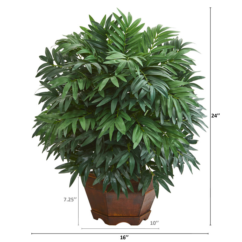 Palmier en pot à fleurs 24" artificiel