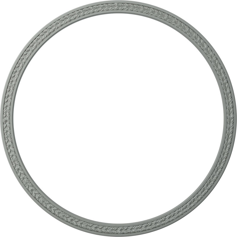 Ensemble d'anneaux de plafond 63 3/4 po x P 55 po 7 po x P 3/4 po, Paquet de 4 (forme un cercle complet)