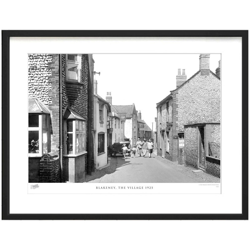 Blakeney, The Village 1925 by Francis Frith - Single Picture Frame Print, 60cm H x 80cm W x 2.3cm D