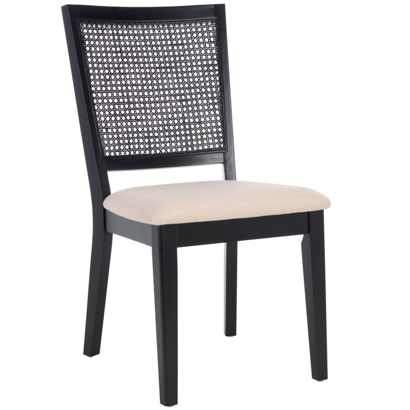 Troxel 18.90'' H Upholstered Armchair, Black, Beige