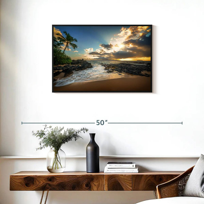 Gillard Makena Cove, ciel coucher de soleil, H 21 po x l 31 po