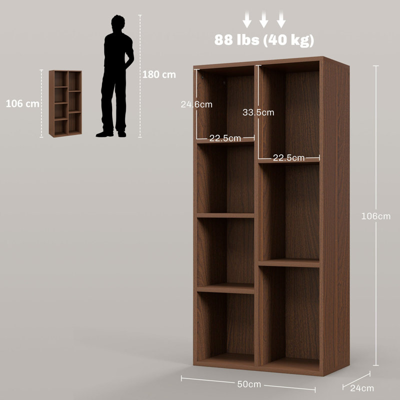 106cm H x 50cm W Standard Bookcase