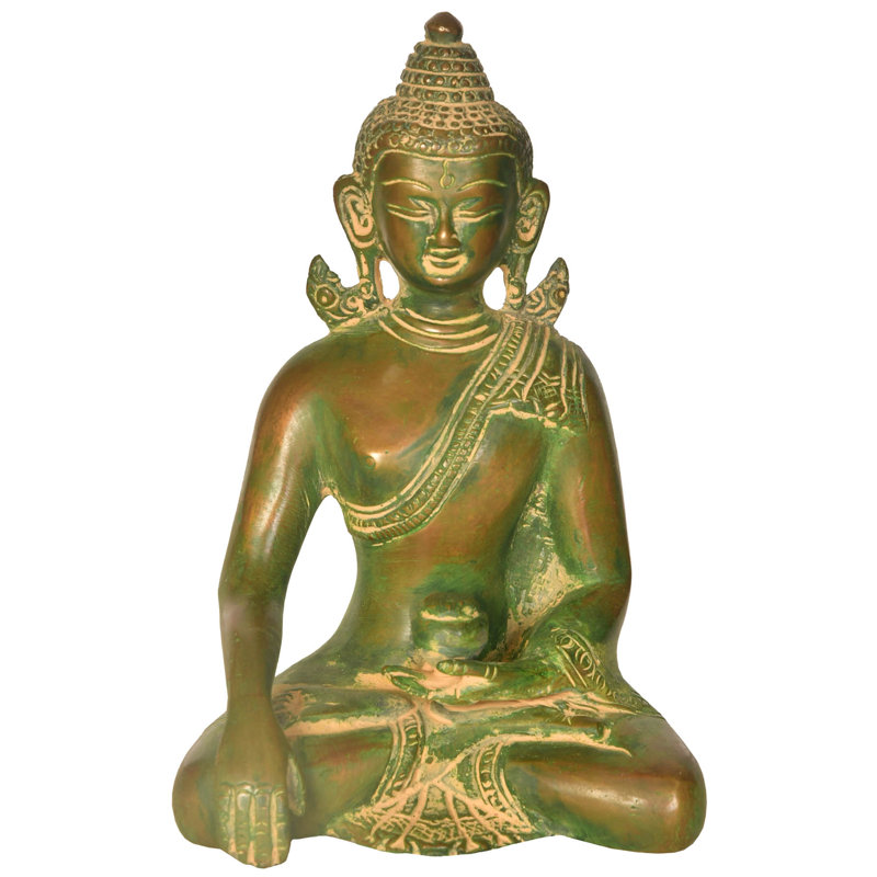 Figurine Bouddha en terre