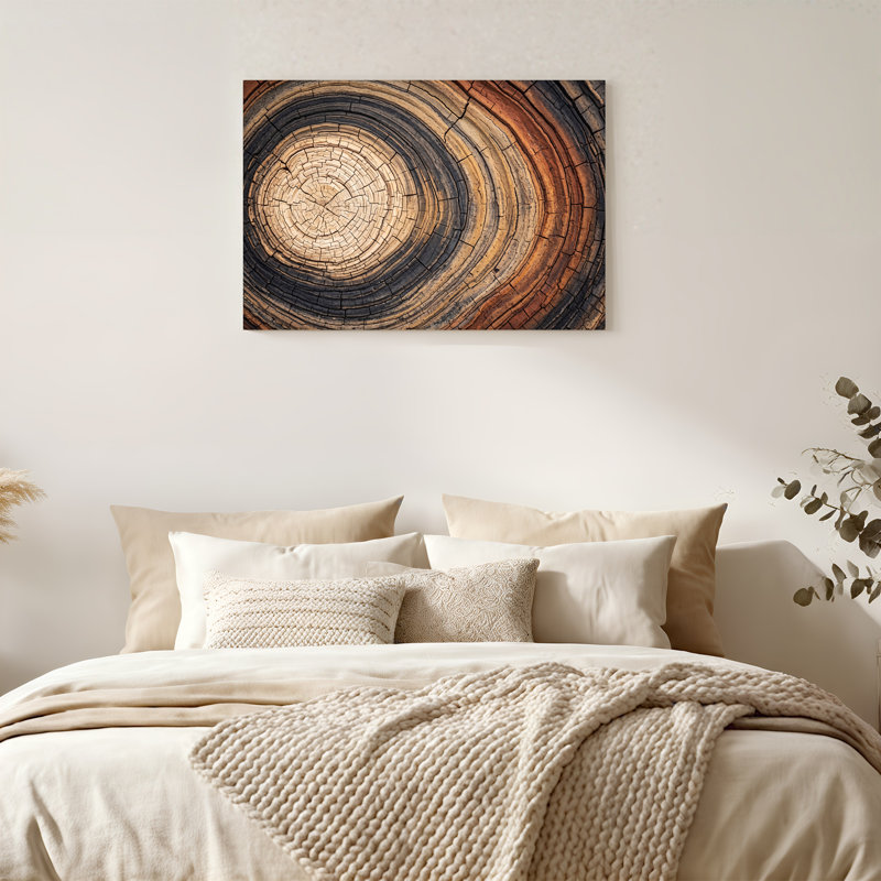 Art mural sur toile, "Cracked", 24"H x 36"W
