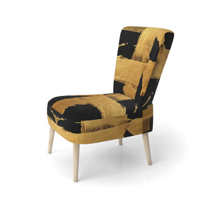 Crossing Paths II - Chaise d'appoint rembourrée moderne