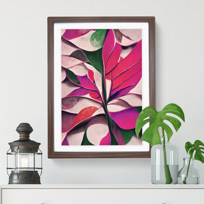 Abstract Leaf Art No.4 - Framed Print