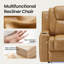 Fauteuil inclinable électrique rétro en cuir écologique-42250149