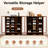 20 Pair Bamboo Shoe Cabinet With Doors
