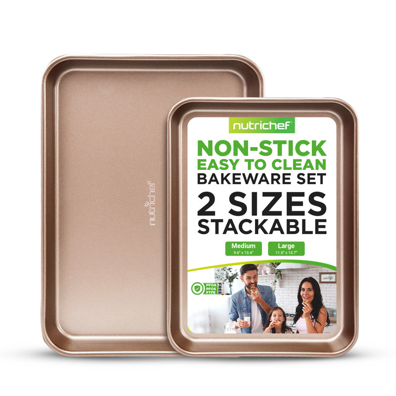 NutriChef Non-Stick Steel 2 Piece Set