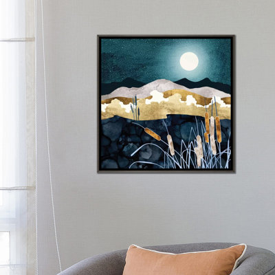 Summer Lake - impression d'art graphique