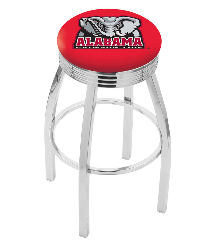Tabouret de bar pivotant de 25 po NCAA, Alabama - "Éléphant"