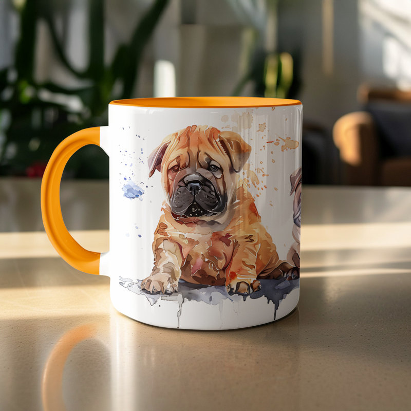 Mug, Orange, 3
