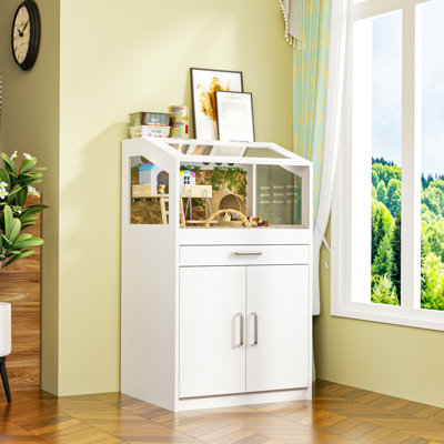 Cage à hamster avec armoire de rangement