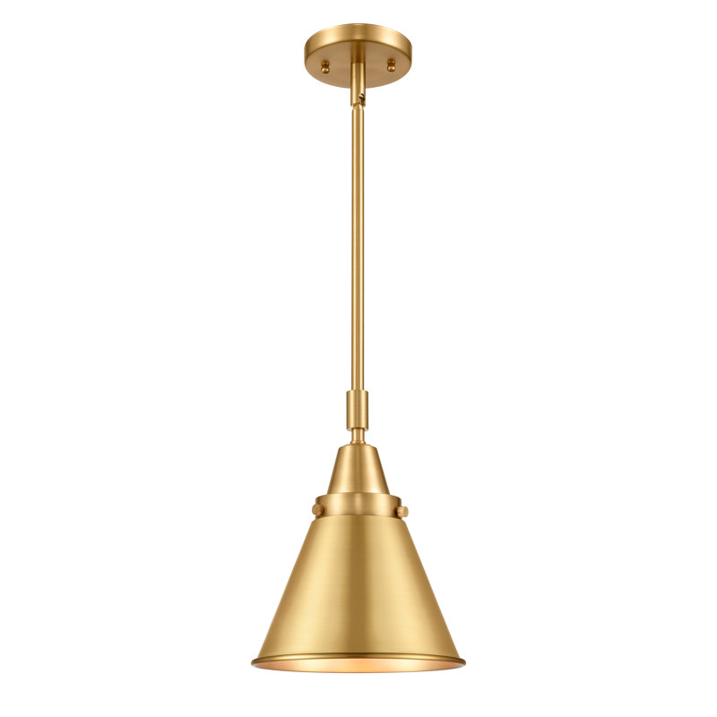 Caldecote 1 - Light Single Pendant, LED, Satin Gold