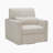 Darrielle 35" Modern & Contemporary Swivel Armchair with Boucle Fabric Upholstery, 360-Degree Swivel, Foam over Pocket Coils-1915572326