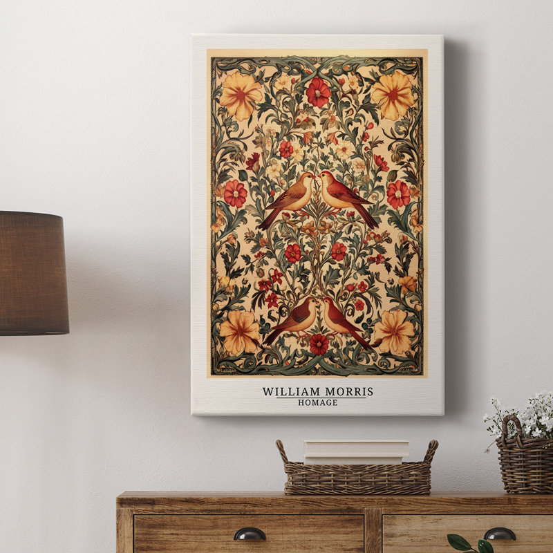 Wm Morris Series CCLxxi -Galerie enveloppée Cavas, H 32 po x l 48 po