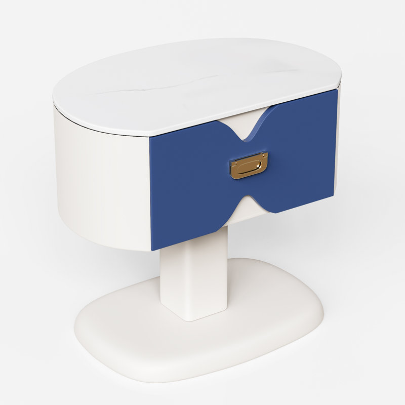 23.7" Tall Modern Nightstand with Extra Large Storage Drawer