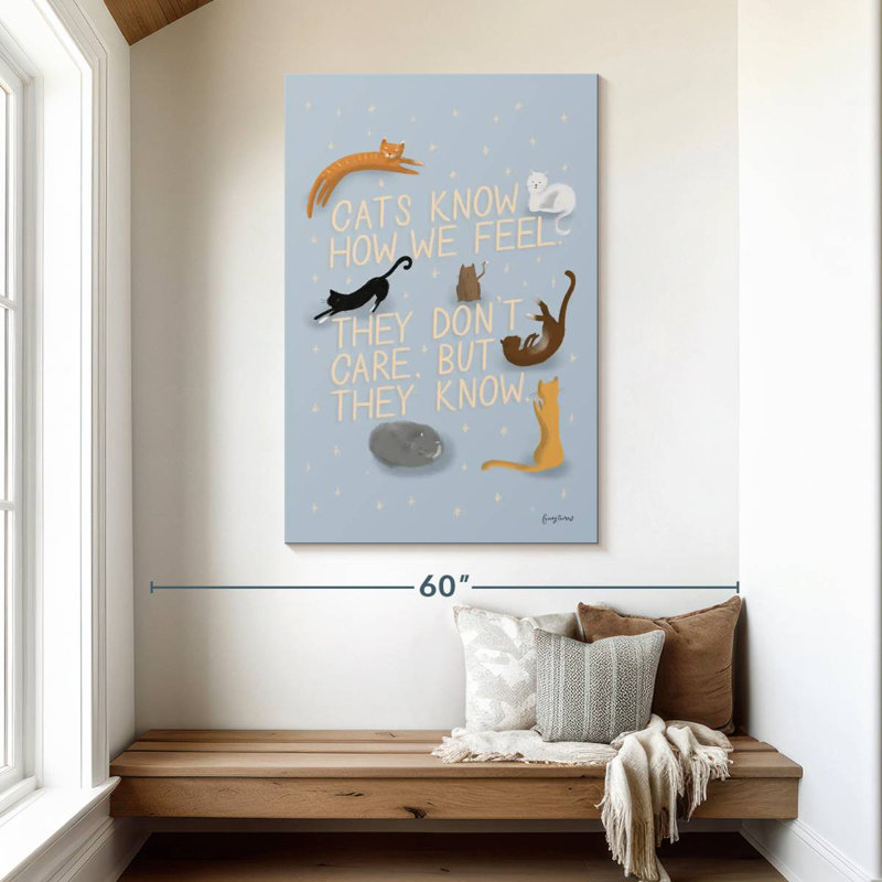 Ode To Cats, 48" H x 32" W