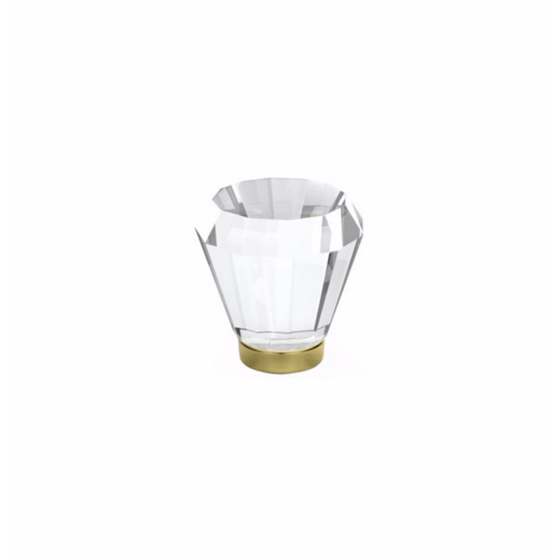 Emtek Brookmont Glass Cabinet Knob, 1''