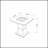 Ariya Dark Gray End Table With High-Gloss Finish And Glitter Detailing For Modern Elegance And Versatility-10460682