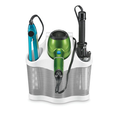 Plastic 3 Compartment Hair Tool Holder